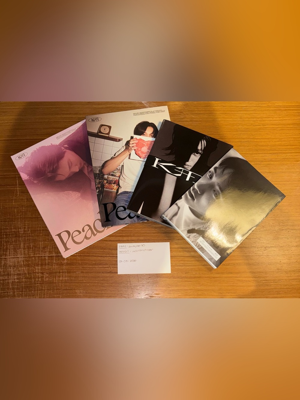 EXO KAI D.O Album Lot, Kai Peaches Empathy with misc. inclusions